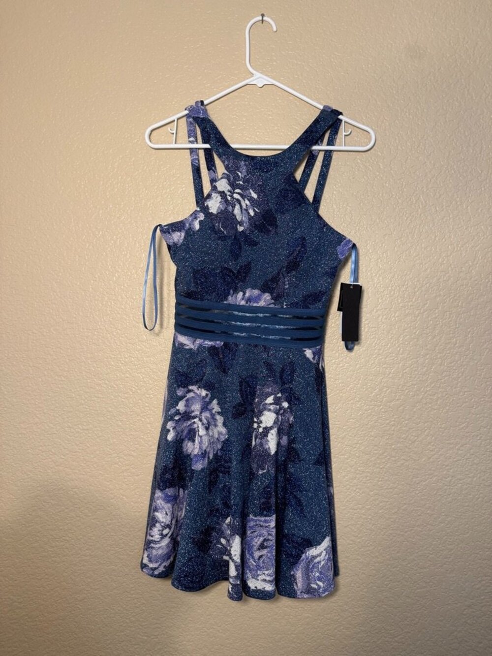Macy's "City Studio" juniors sparkly dress - Picture 2 of 11